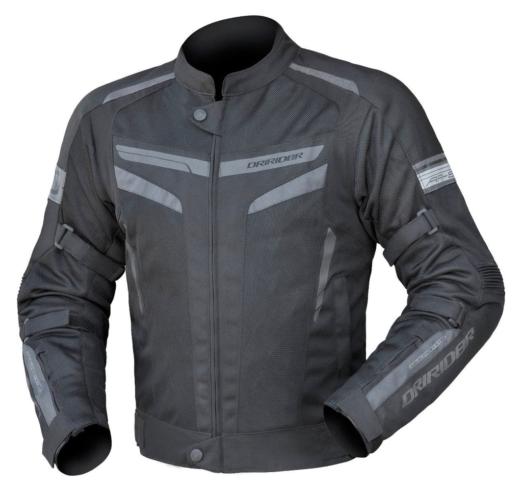 Dririder Air-Ride 5 Men's Motorcycle Jacket - Black/Grey - MotoHeaven