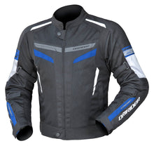 Load image into Gallery viewer, Dririder Air-Ride 5 Men's Motorcycle Jacket - Black/Blue