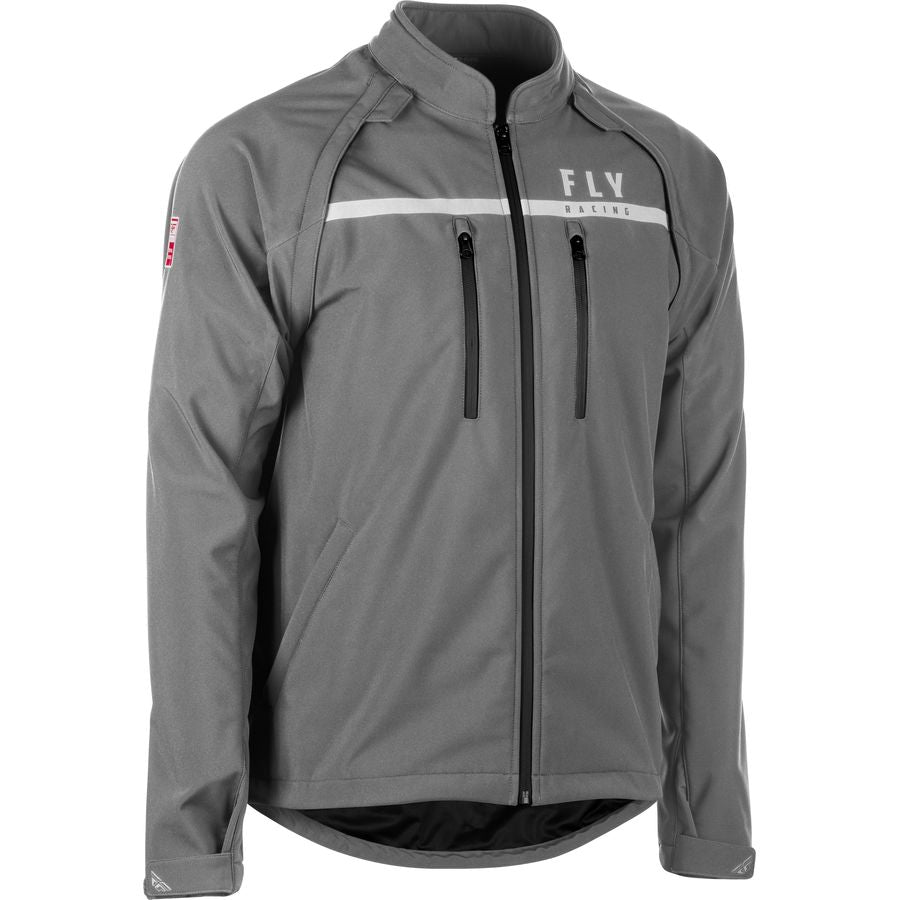 Fly Racing Patrol Motorcycle Jacket  - Grey