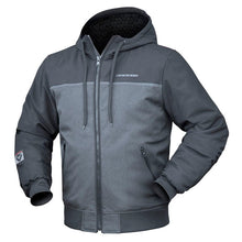 Load image into Gallery viewer, Dririder Legion Men's Motorcycle Hoody - Grey/Black