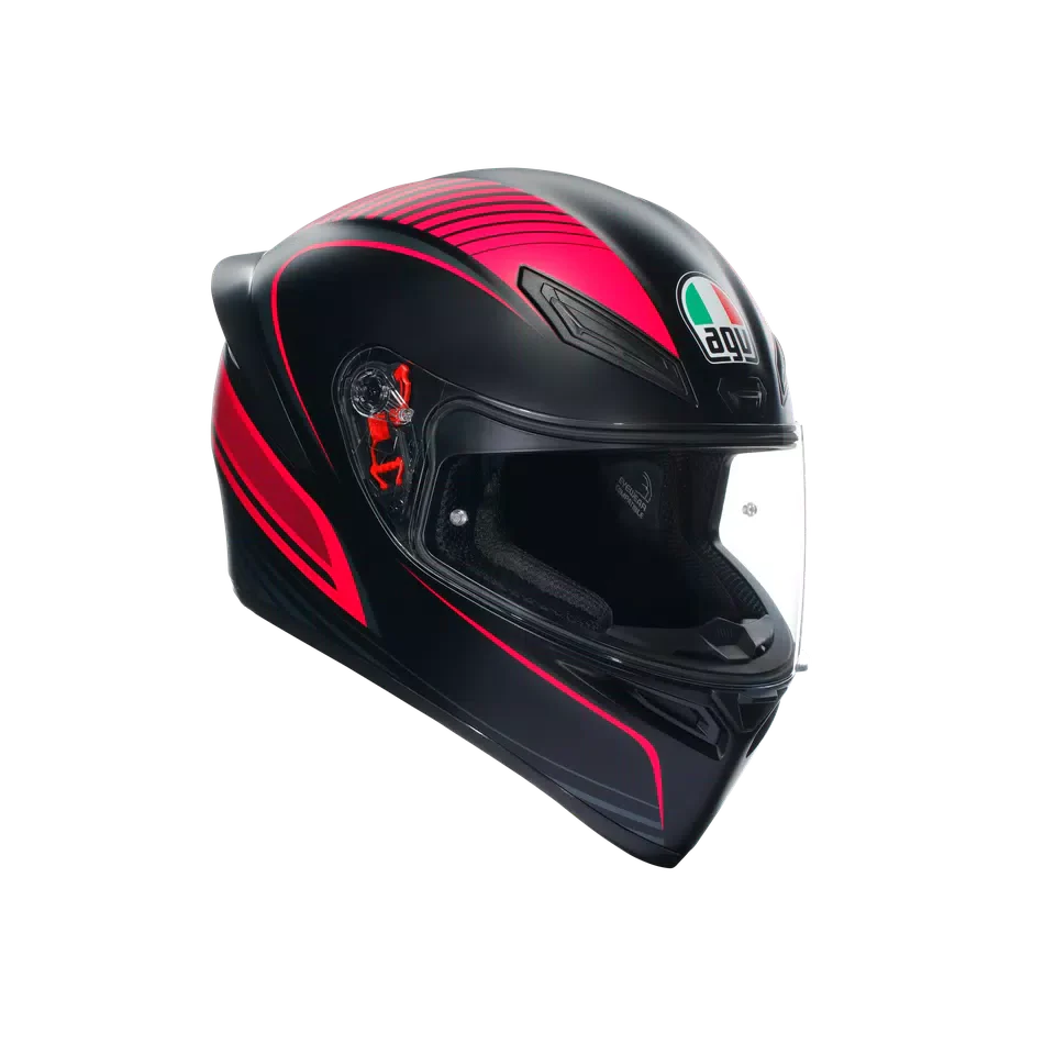 AGV K1 S Sling Helmet - Matt Black/Pink