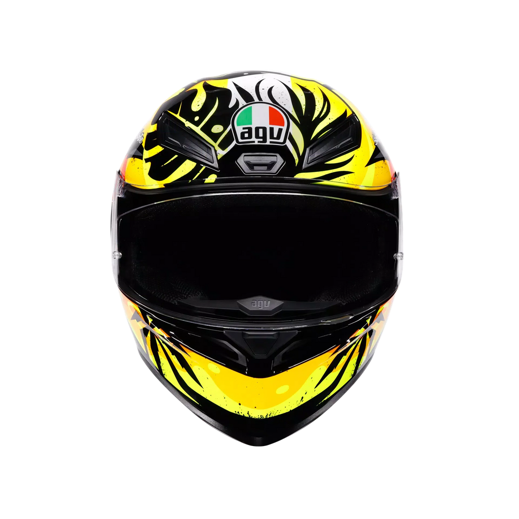 AGV K1 S Tropicrush Full Face Helmet - Black/Orange - MotoHeaven