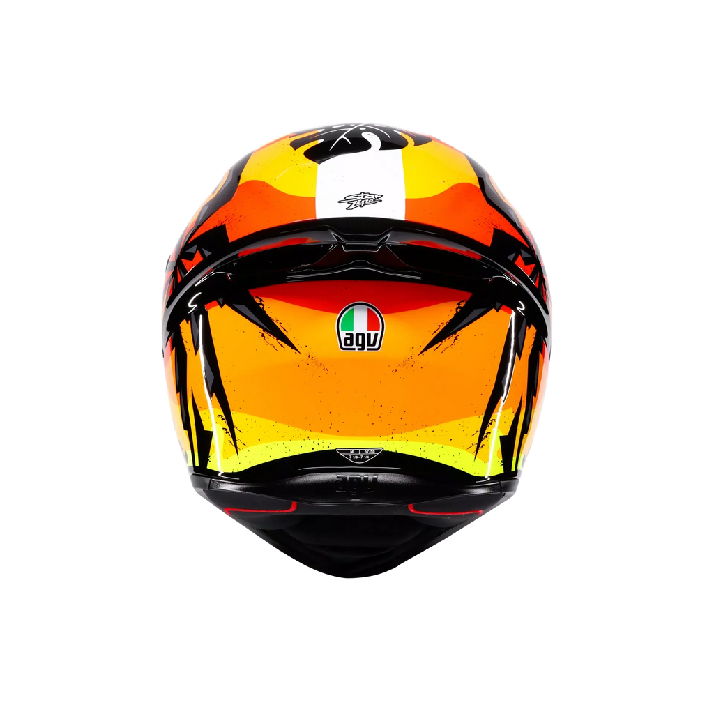 AGV K1 S Tropicrush Full Face Helmet - Black/Orange - MotoHeaven