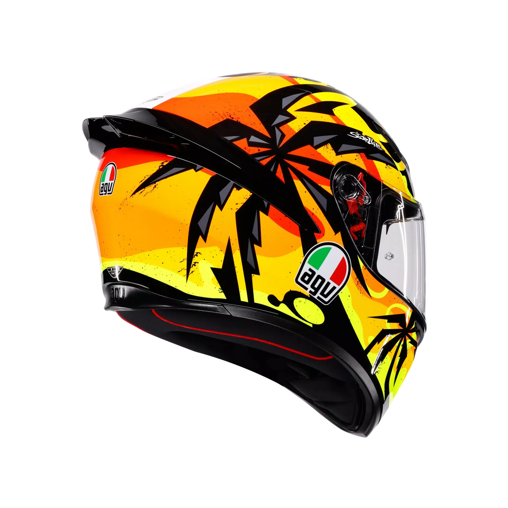 AGV K1 S Tropicrush Full Face Helmet - Black/Orange - MotoHeaven