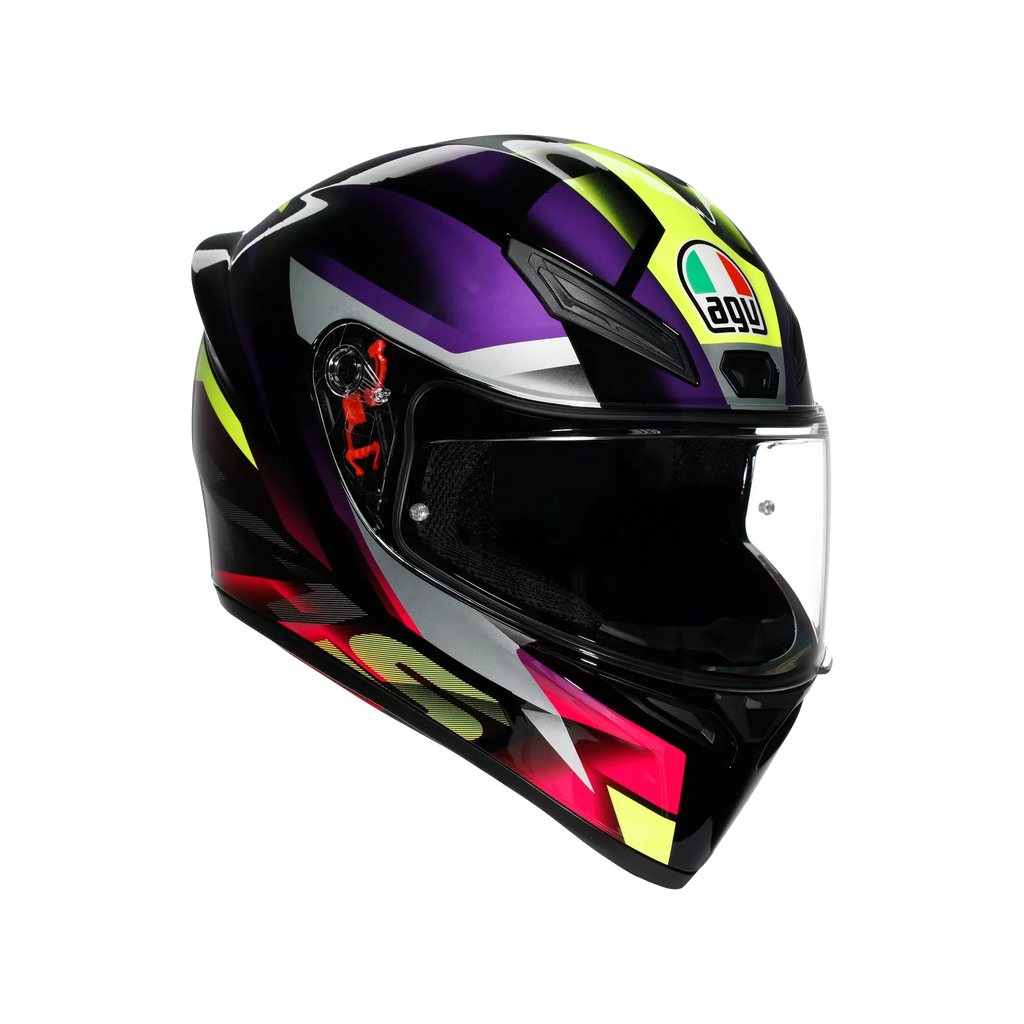 AGV K1 S Fastlap Helmet - Black/Purple/Pink - MotoHeaven
