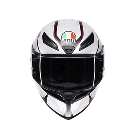AGV K1 S Speedarmor Full Face Helmet - Matt Black/Grey/Red - MotoHeaven