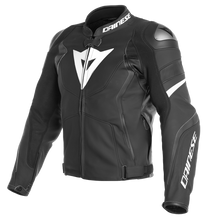 Load image into Gallery viewer, Dainese Avro 4 Leather Jacket -Black-Matt/Black-Matt/White