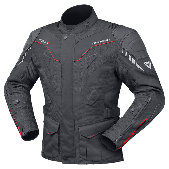 Dririder Nordic V Airflow Jacket - Black/Black - MotoHeaven
