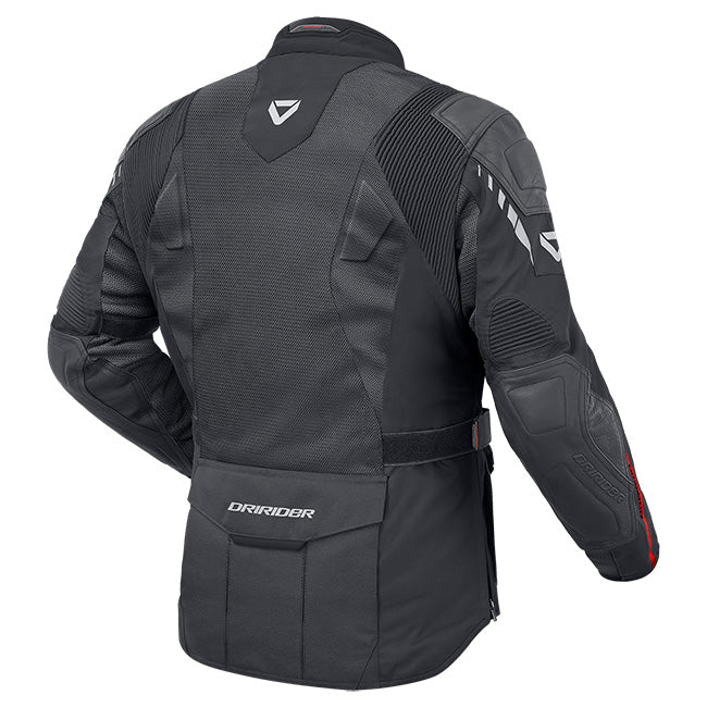 Dririder Nordic V Airflow Jacket - Black/Black - MotoHeaven