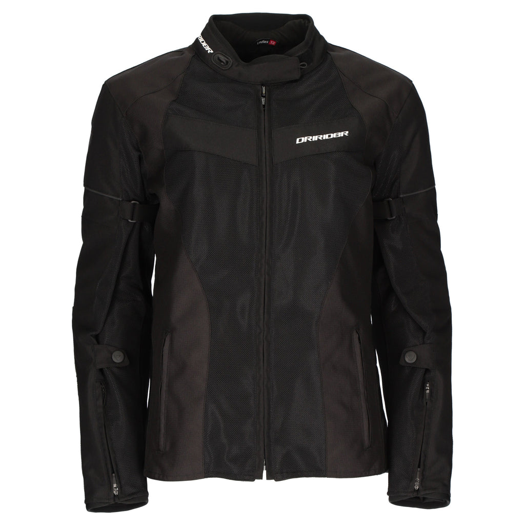 Dririder Vivid 3 Air Ladies Jacket - Black/Black - View 1 | Everest Motorcycles