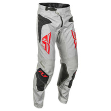 Load image into Gallery viewer, Fly Racing 2025 Kinetic MX Sym Pants -  Light Grey/ Red/ Black