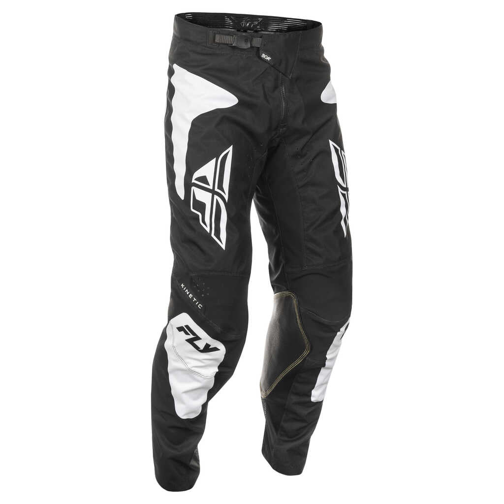 Fly Racing 2025 Kinetic MX Sym Pants -  Black/ White