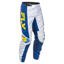 Load image into Gallery viewer, Fly Racing Legacy 2025 F-16 MX Pants - White/Dark Blue/Yellow