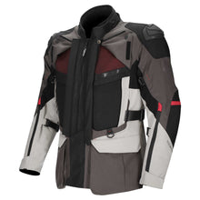 Load image into Gallery viewer, Dririder Vortex Adventure 3 All Season Jacket - Grey/Light Grey/Black - View 3 | Everest Motorcycles