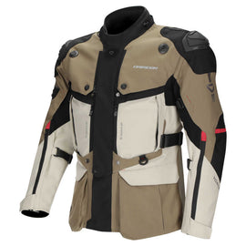 Dririder Vortex Adventure 3 All Season Jacket - Khaki/Stone/Black - View 2 | Everest Motorcycles