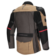 Load image into Gallery viewer, Dririder Vortex Adventure 3 All Season Jacket - Dark Grey/Brown/Black - View 4 | Everest Motorcycles