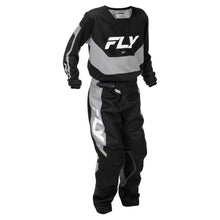 Load image into Gallery viewer, Fly Racing 2026 Youth Kinetic MX Jersey - Black/Grey