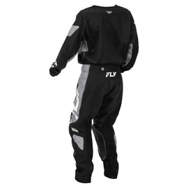 Fly Racing 2026 Youth Kinetic MX Jersey - Black/Grey