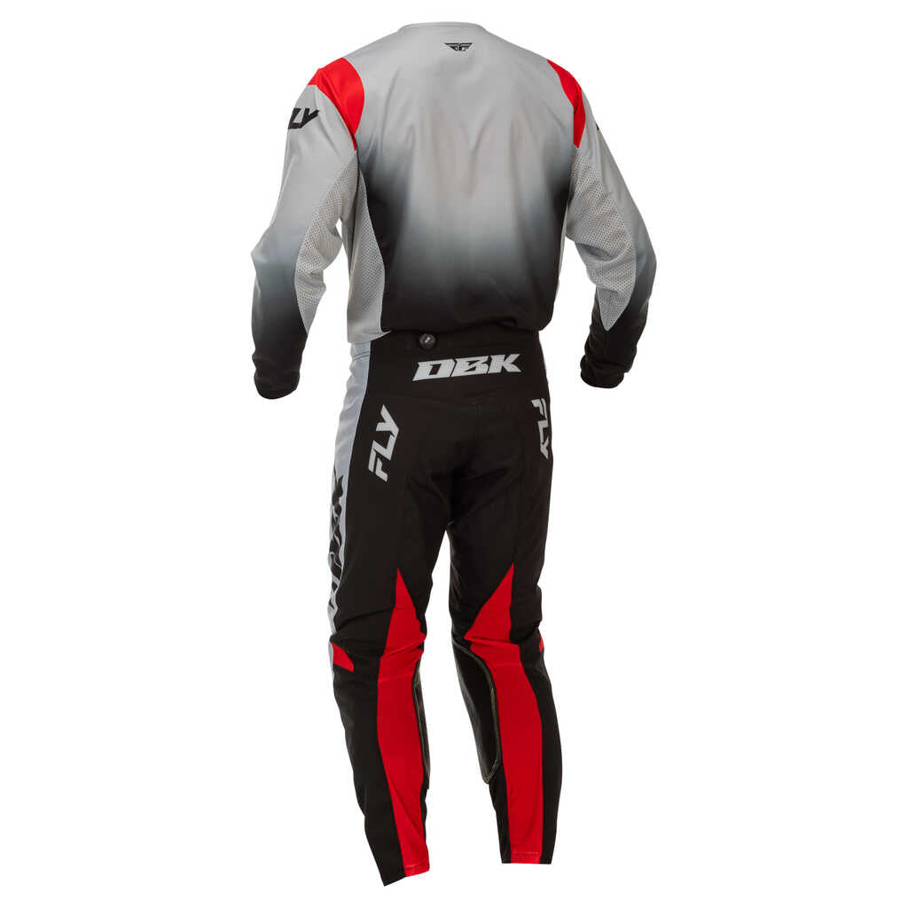 Fly Racing 2026 Kinetic S.E. DBK MX Jersey - Grey/Black/Red