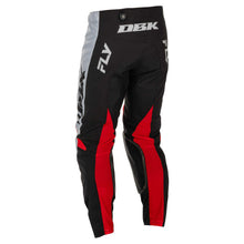 Load image into Gallery viewer, Fly Racing 2026 Youth Kinetic S.E MX DBK Pants - Grey/Black/Red