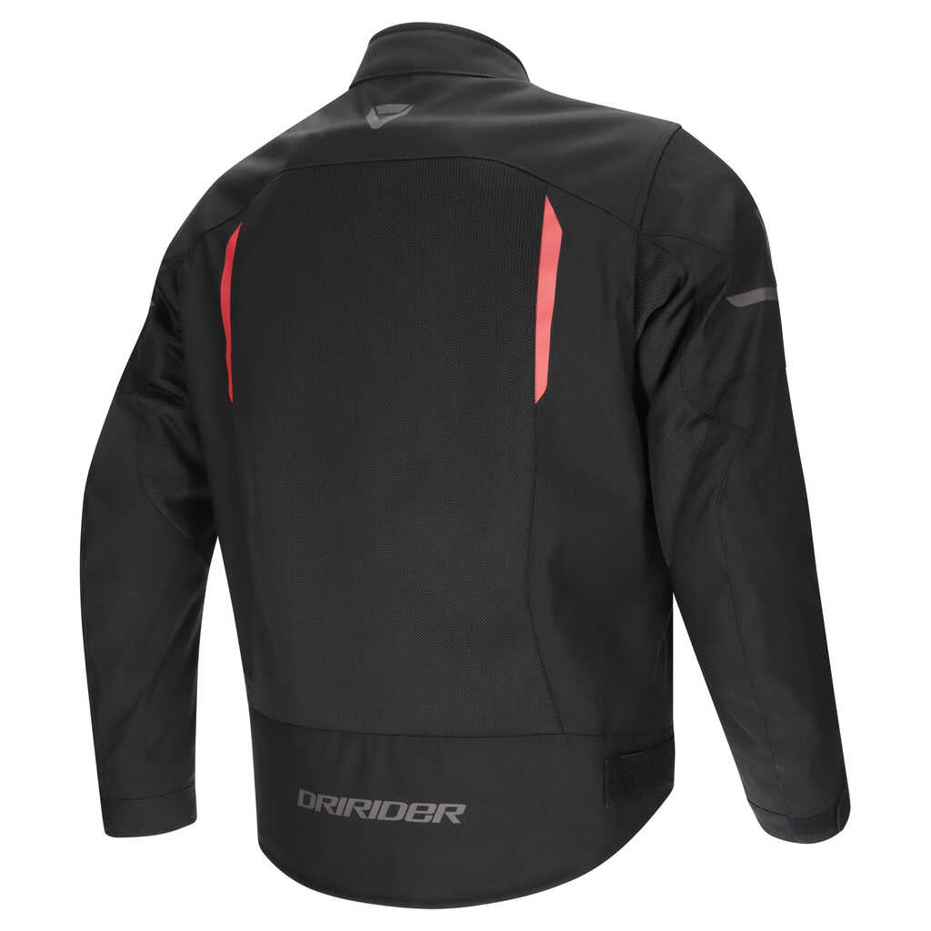 Dririder Air-Ride 6 Jacket - Black/Red - View 2 | Everest Motorcycles