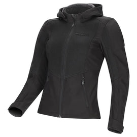 Dririder BLVD II Air Soft Shell Casual Ladies Hoody - Black