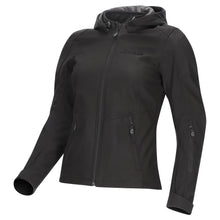 Load image into Gallery viewer, Dririder BLVD II Waterproof Soft Shell Ladies Hoody - Black