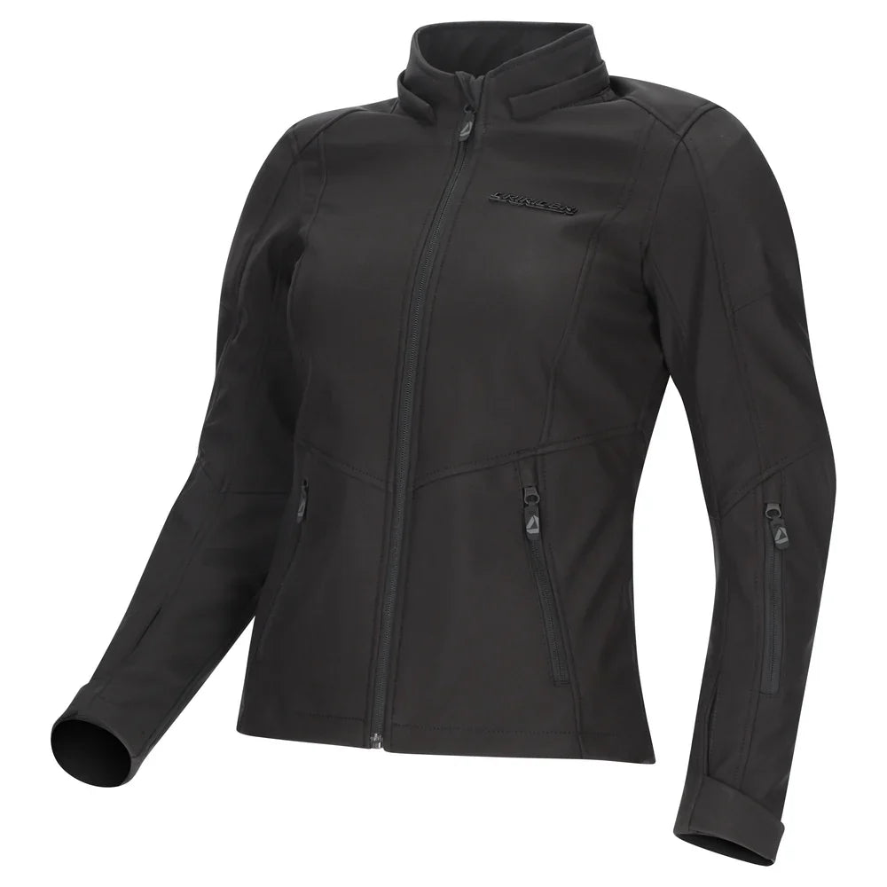 Dririder BLVD II Waterproof Soft Shell Ladies Hoody - Black
