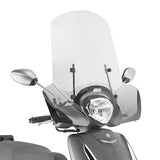 Givi 2154A Transparent Windscreen 49.5 x 65.5cm for Yamaha D'elight 125 21-23