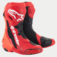 Load image into Gallery viewer, Alpinestars Supertech R V2 Boots - Red Fluro Red