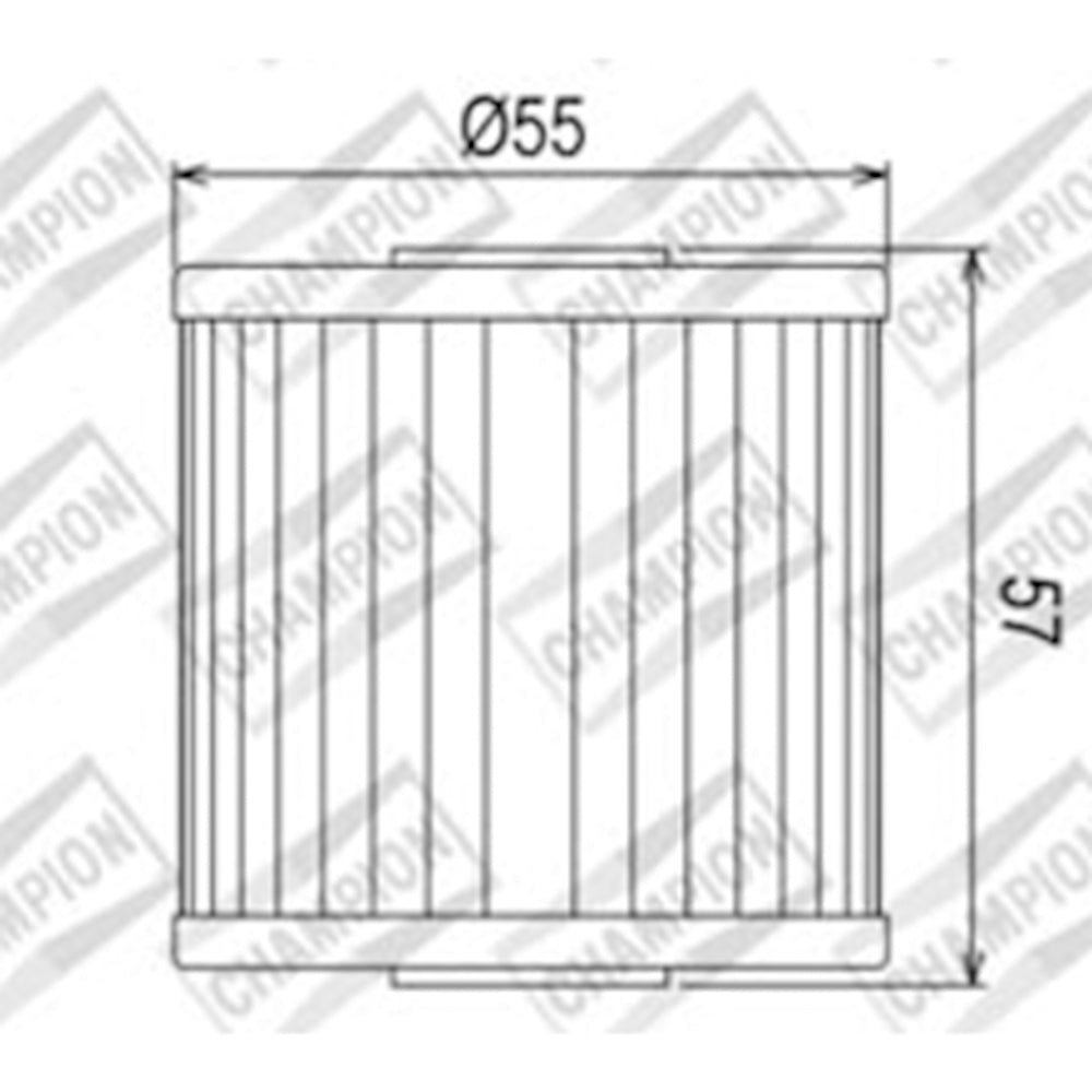 CHAMPION OIL FILTER ELEMENT - COF023