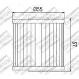 CHAMPION OIL FILTER ELEMENT - COF023