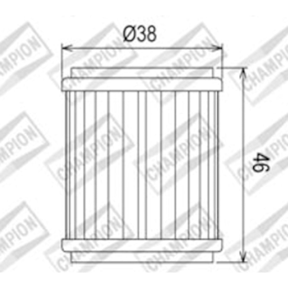 CHAMPION OIL FILTER ELEMENT - COF041