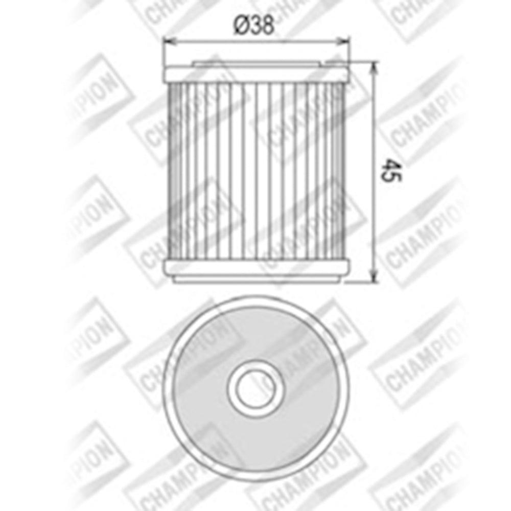 CHAMPION OIL FILTER ELEMENT - COF042