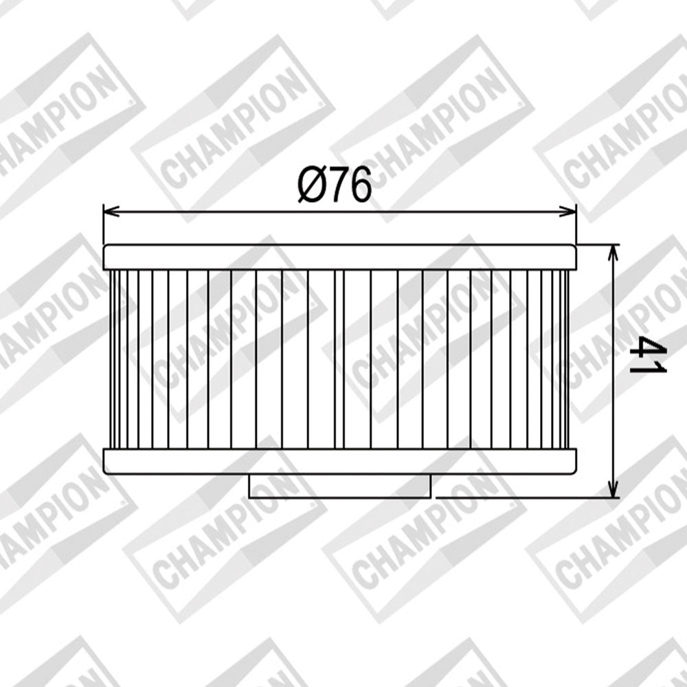 CHAMPION OIL FILTER ELEMENT - COF044