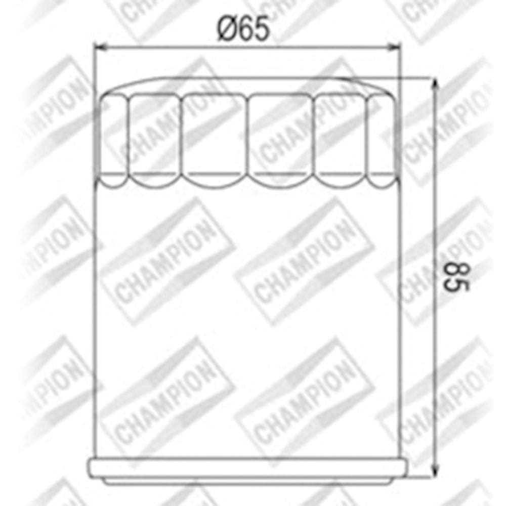 CHAMPION OIL FILTER ELEMENT - COF048