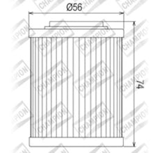 Load image into Gallery viewer, CHAMPION OIL FILTER ELEMENT - COF052