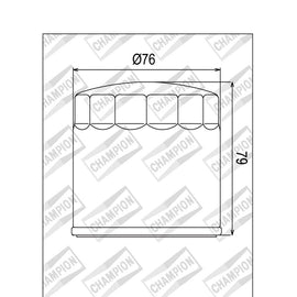 CHAMPION OIL FILTER ELEMENT - COF063