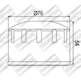 CHAMPION OIL FILTER ELEMENT - COF064