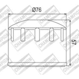 CHAMPION OIL FILTER ELEMENT - COF065