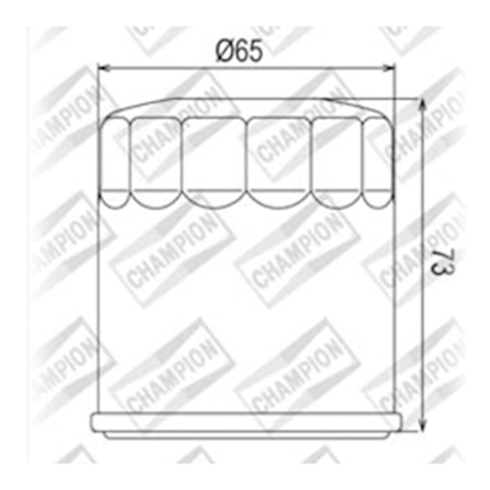 CHAMPION OIL FILTER ELEMENT - COF077