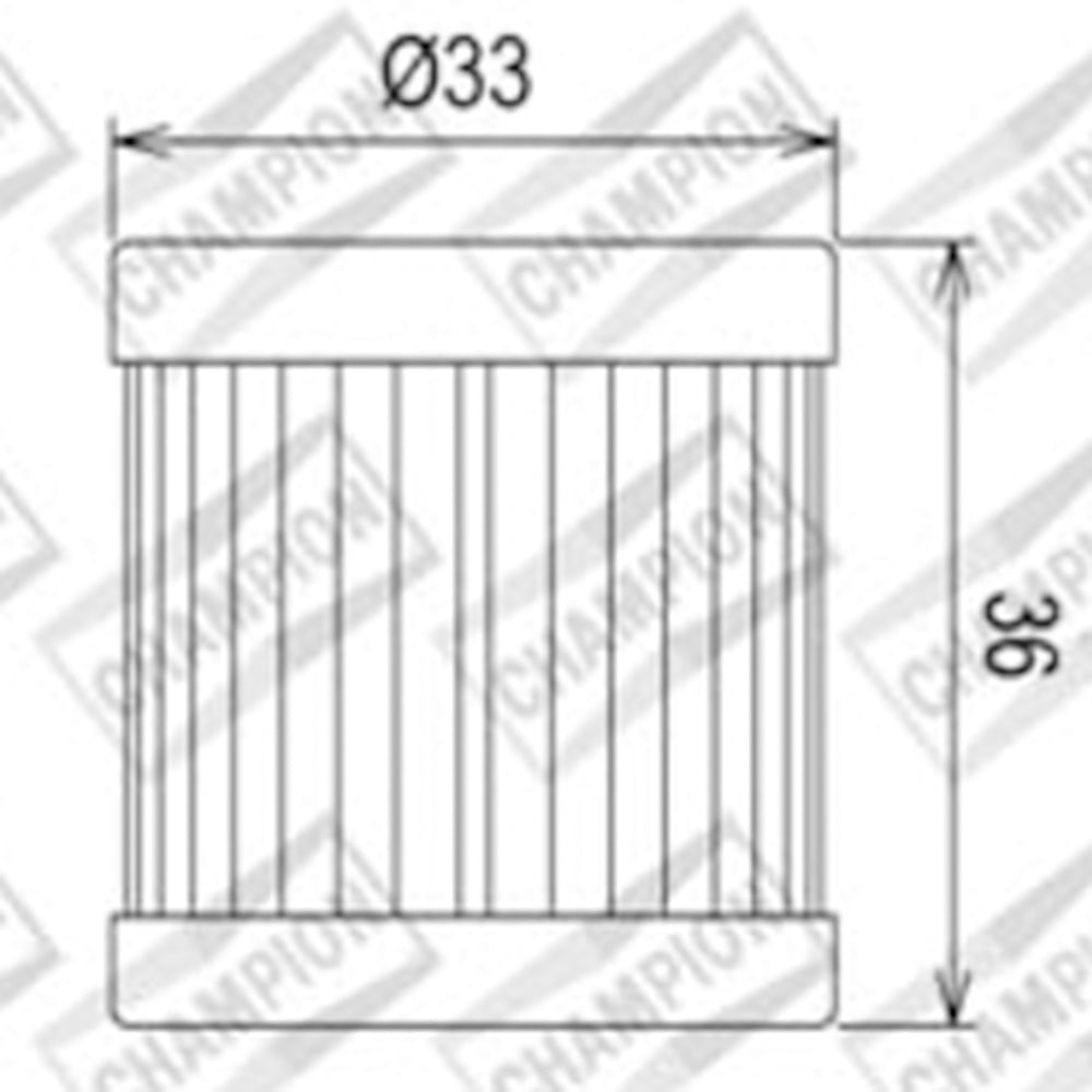 CHAMPION OIL FILTER ELEMENT - COF081