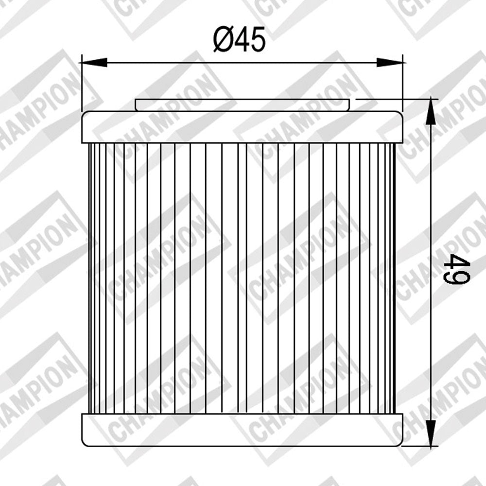 CHAMPION OIL FILTER CHAMPION - COF082 (182)