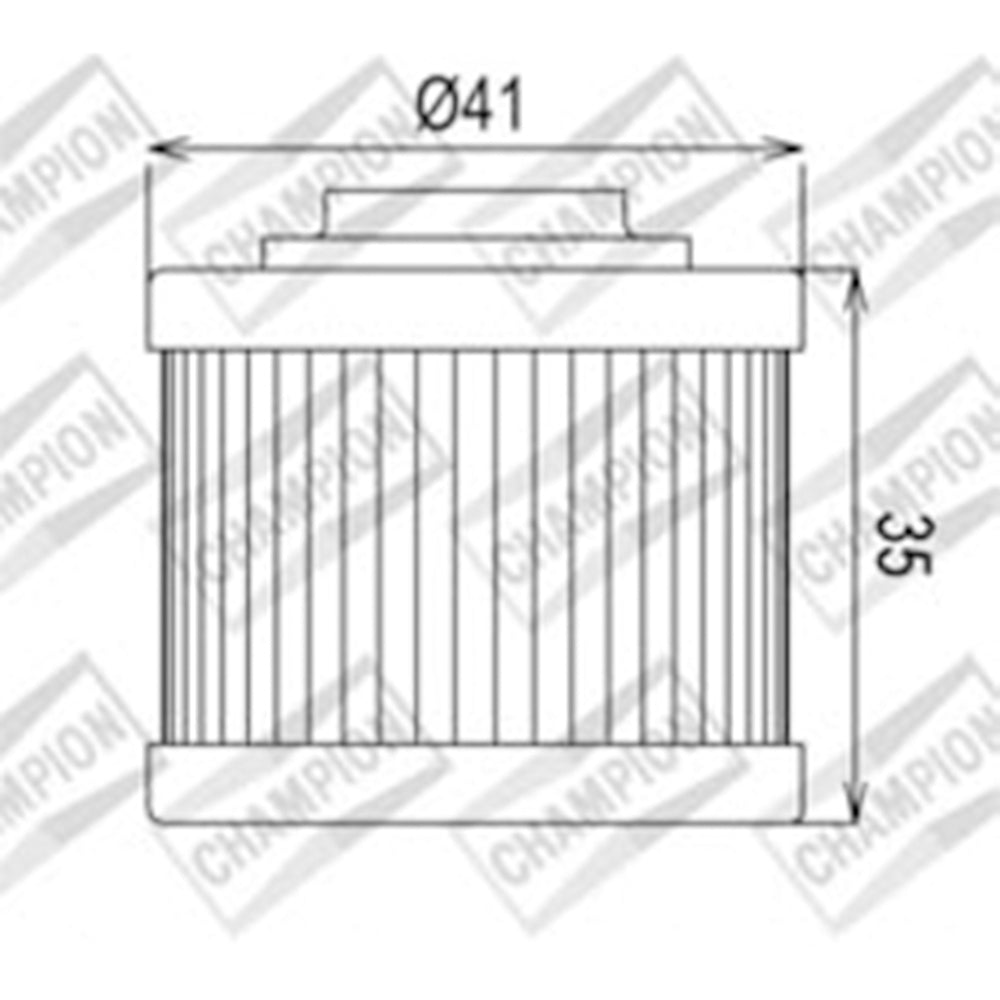 CHAMPION OIL FILTER ELEMENT - COF086