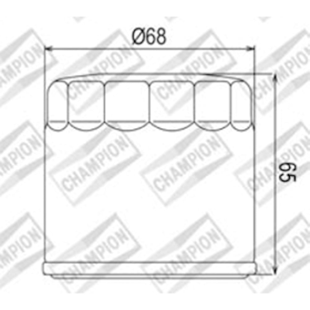 CHAMPION OIL FILTER ELEMENT - COF091