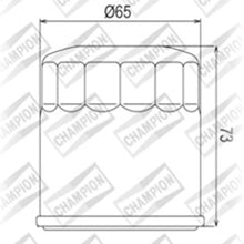 Load image into Gallery viewer, CHAMPION OIL FILTER ELEMENT - COF203