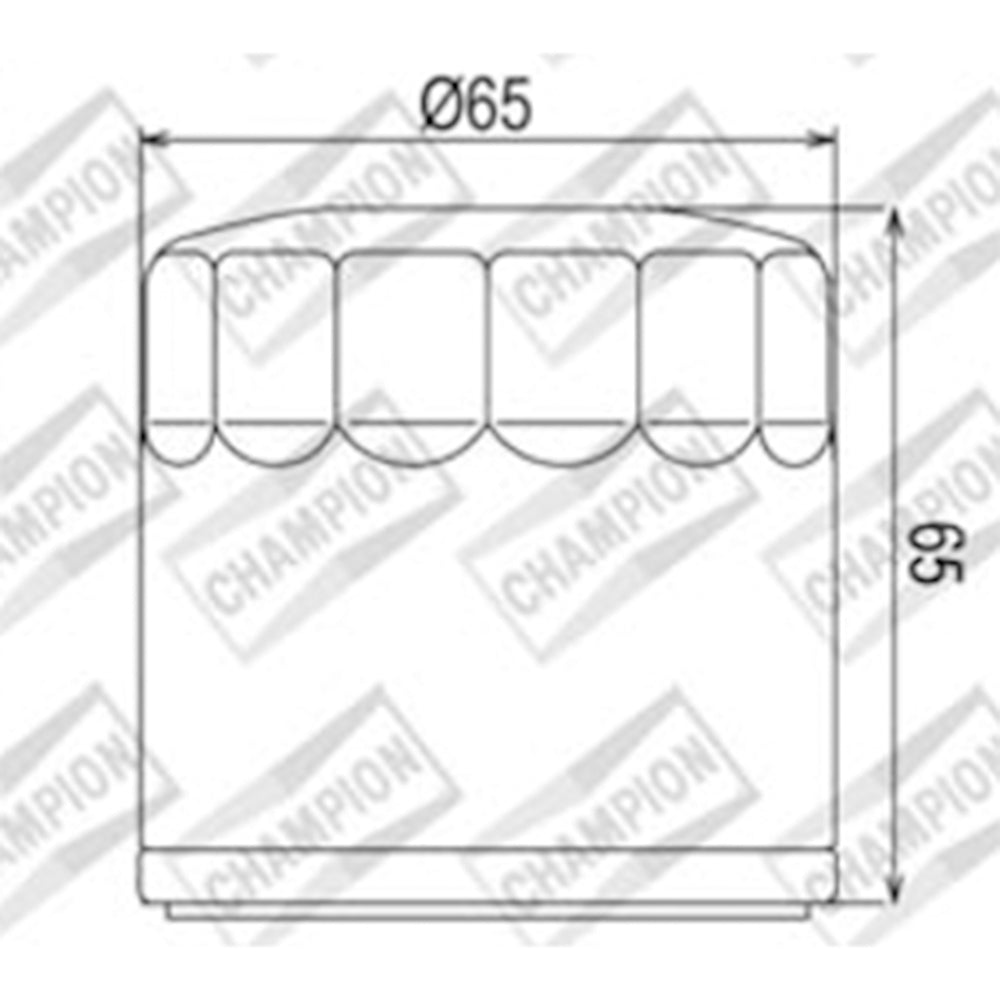 CHAMPION OIL FILTER ELEMENT - COF453