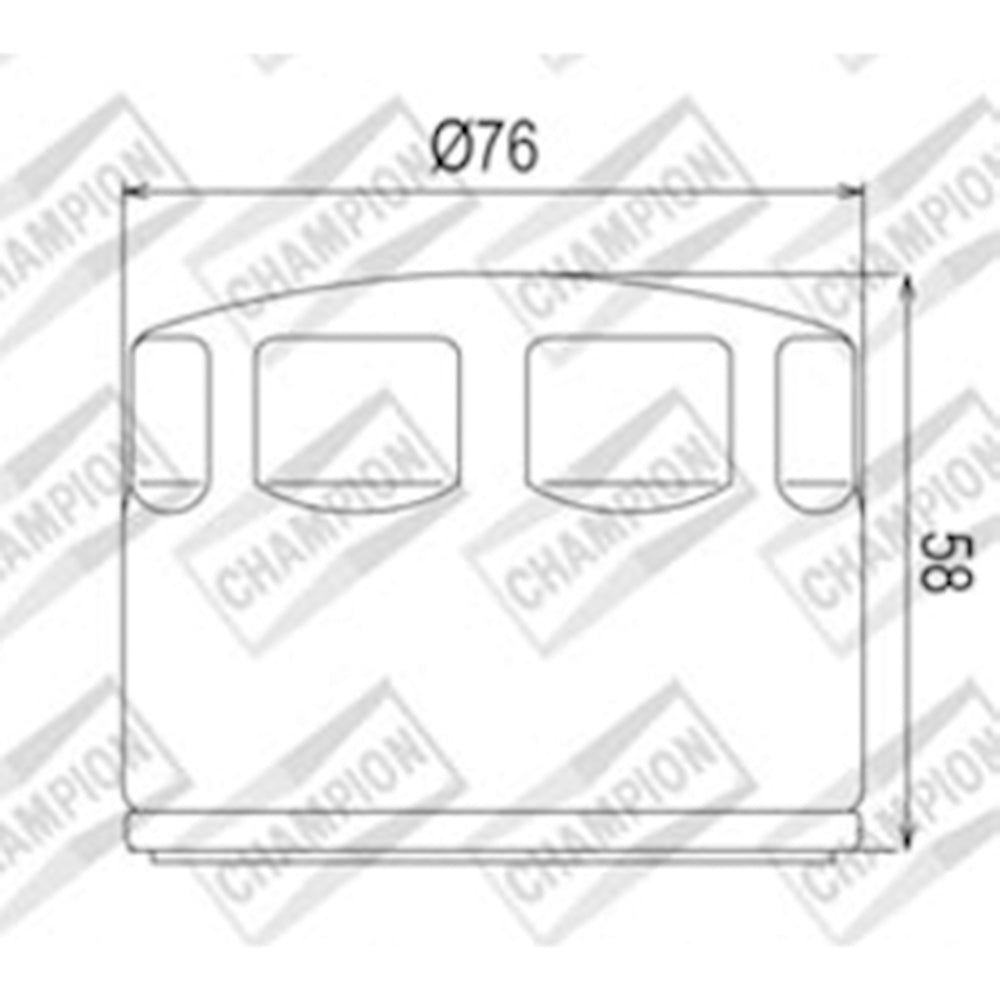 CHAMPION OIL FILTER ELEMENT - COF465