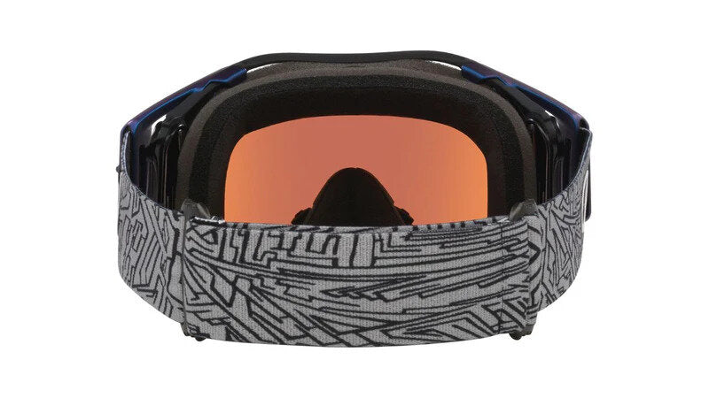 Oakley Airbrake Grey Strike With Dark MX Sapphire Iridium Lens