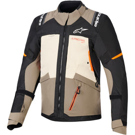 Alpinestars Andes V4 Drystar Motorcycle Jacket - Walnut/Mastic Black - View 1 | Everest Motorcycles